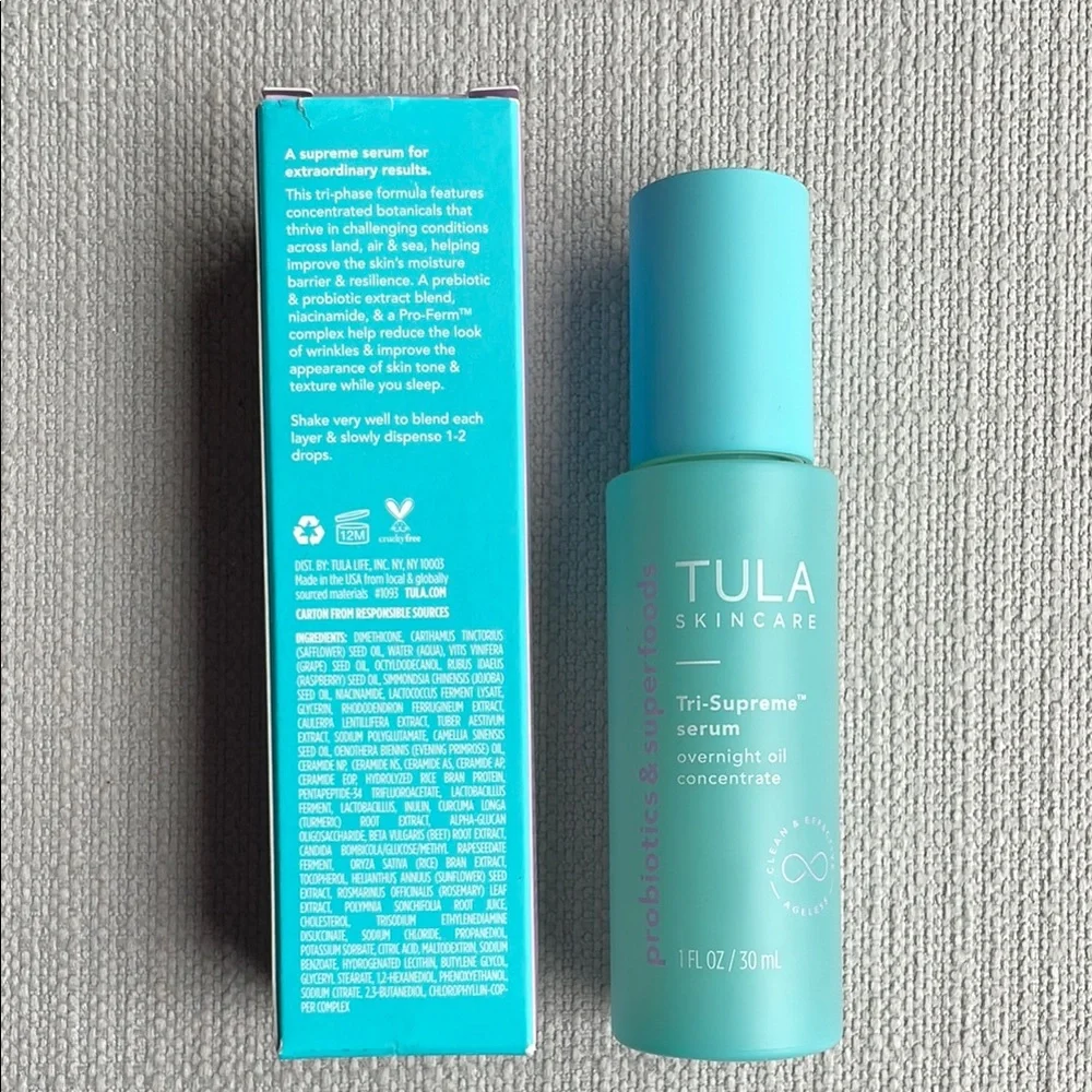 TULA Skincare Tri-Supreme Serum - overnight oil concentrate